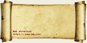 Danica Poljaković vizit kartica